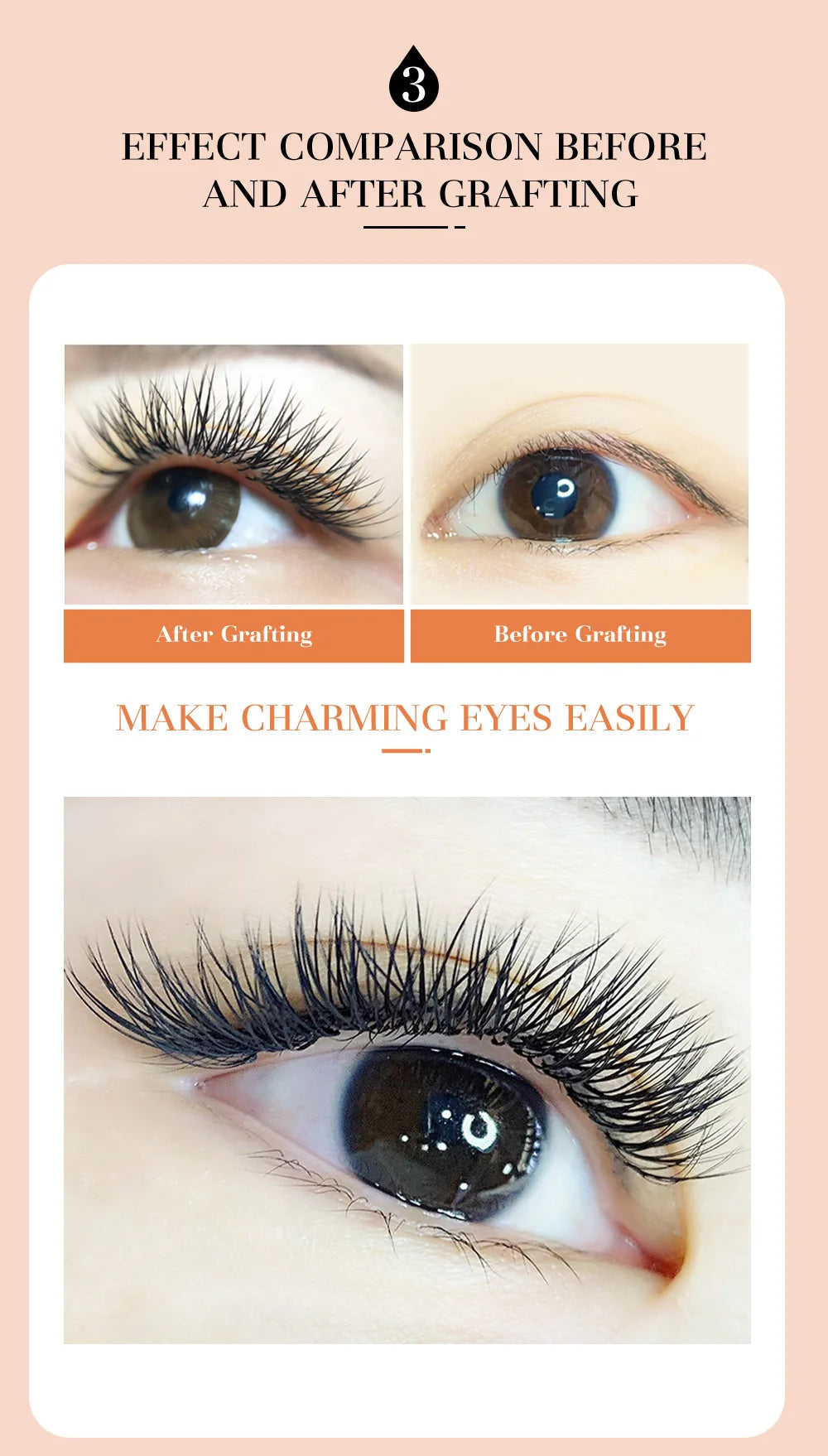 DeceMars 6D-W Shaped Eyelash Extension